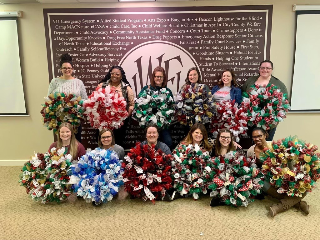 picture of wreaths from previous year event